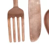 Set Of 3 Aluminum Utensils Knife Spoon And Fork Wall Decors Gold - Olivia & May -Northlight Store GUEST f60b99b8 4bbe 48a9 b5d5 11a5b27f24f6