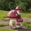 Northlight 18" Red And Beige Mushroom House Outdoor Garden Statue -Northlight Store GUEST f6d0f166 ded1 4332 b84c b292dab50183