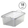 Life Story 14 Quart Clear Stackable Organization Storage Box Container (18 Pack) 1 Life Story 14 Quart Clear Stackable Organization Storage Box Container (18 Pack) -Northlight Store GUEST f89f1c5f 9de8 4232 8992 4dcd1e26d815