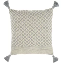 18"x18" Life Styles Lattice With Tassels Square Throw Pillow - Mina Victory 15 18"x18" Life Styles Lattice With Tassels Square Throw Pillow - Mina Victory -Northlight Store GUEST f8f4d5db e3b5 49fd aacc 4f075ae3d3a8