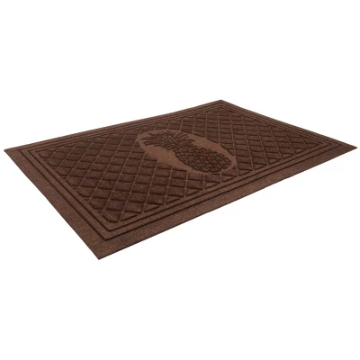 1'8" X 3' Pineapple Indoor/Outdoor Doormat Chocolate - Entryways 6 1'8" X 3' Pineapple Indoor/Outdoor Doormat Chocolate - Entryways - Image 4
