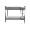 Twin Over Twin Maxwell Metal Bunk Bed Gray - Novogratz -Northlight Store GUEST fa22708c ec10 48c2 b991 86b20c850e9c