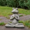 Northlight 14" Gold Verdigris Yoga Frog Outdoor Garden Statue -Northlight Store GUEST fac22f69 0c80 4a5b 8746 689e142bd0dd