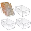 Azar Displays Small Organizer Storage Tote Bin With Handle 9"W X 6"D X 4"H, 4-Pack 2 Azar Displays Small Organizer Storage Tote Bin With Handle 9"W X 6"D X 4"H, 4-Pack -Northlight Store GUEST faf4e498 dcaf 49ac b56e 92a304614632