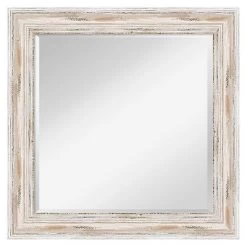 Alexandria White Wash Framed Wall Mirror - Amanti Art -Northlight Store GUEST fb2f65b2 f607 4629 a7ce 3c9d29de521b