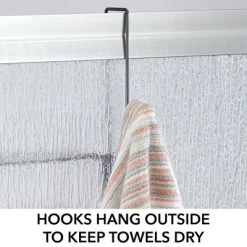 MDesign Metal Bathroom Over Door Hanging Shower Caddy, X-Wide 17 MDesign Metal Bathroom Over Door Hanging Shower Caddy, X-Wide -Northlight Store GUEST fc75301f 98c7 4f2c b0a9 dc3f184ba026