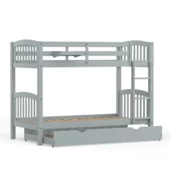 Glenwillow Home Arca Solid Wood Twin Over Twin Bunk Bed -Northlight Store GUEST fc98c6f0 af0f 466e b351 4ac9a795bab7