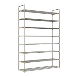 Hastings Home 8-Tier Shoe Storage Rack - Room For 48 Pairs Of Shoes, 60.6" X 11.8" X 40.9" -Northlight Store GUEST fd09da76 cc5d 40e3 98a7 0d516e805dfe