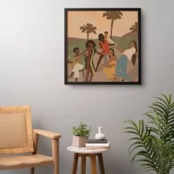 Nawaalillustrations Black Joy Framed Wall Art Black - Deny Designs -Northlight Store GUEST fd38fdb5 b686 4ba8 aff6 8af2fc96bbed