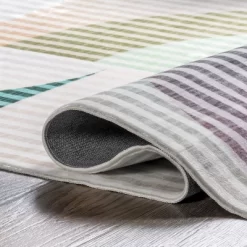 NuLOOM Erikka Abstract Striped Kids Machine Washable Area Rug -Northlight Store GUEST fd6c6605 e044 447c a2f4 b373dbb8ccb0