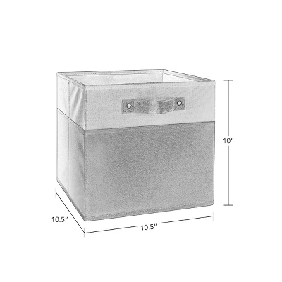 2pc Kids' 10.5" Two-Toned Folding Storage Bin Set - RiverRidge Home 7 2pc Kids' 10.5" Two-Toned Folding Storage Bin Set - RiverRidge Home - Image 5