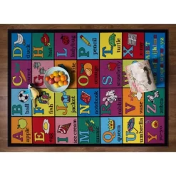 World Rug Gallery Kids Educational Learning Alphabet Non Slip Area Rug -Northlight Store GUEST fdb7cdd4 ed4a 4aa6 9152 a41f7761c26d