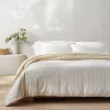 Heavyweight Linen Blend Stripe Comforter & Sham Set - Casaluna™ -Northlight Store GUEST fe298d7f 4274 4f27 83c4 1c885036c7de