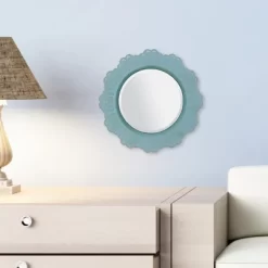 12.5" Floral Metal Lace Wall Mirror Light Blue - Stonebriar Collection -Northlight Store GUEST fe8eb45d 81ab 4368 a6b0 796dc5099e30