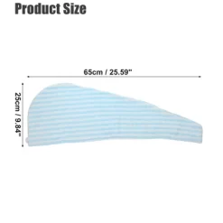 Unique Bargains Soft Hair Towel Wrap Drying Cap Microfiber For Wet Long Hair 9.84x25.59 Inch 3 Pcs -Northlight Store GUEST ffdc7591 bedf 4c3d bd92 0ec285997b2c