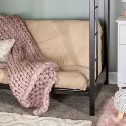 Twin Over Futon Analise Metal Bunk Bed Black - Saracina Home -Northlight Store GUEST ffe84cd1 2ca5 49b4 b5d9 a86751b3e5fc